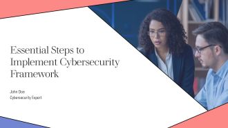 Essential Steps To Implement Cybersecurity Framework PPT PowerPoint AT