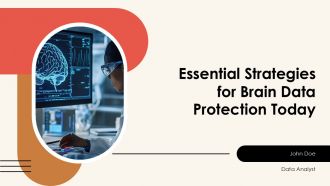 Essential Strategies For Brain Data Protection Today PPT Presentation ST AI