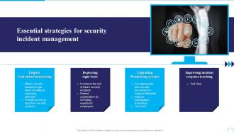 Essential Strategies For Security Incident Management