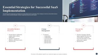 Essential Strategies For Successful Saas Implementation