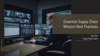 Essential Supply Chain Mission Best Practices PPT Sample AT