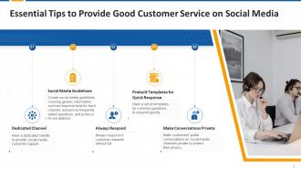 Essential Tips To Provide Good Customer Service On Social Media Edu Ppt