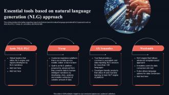 Essential Tools Based On Natural Gettings Started With Natural Language AI SS V