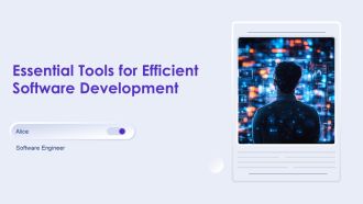 Essential Tools For Efficient Software Development PPT Guidelines AT