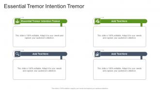 Essential Tremor Intention Tremor In Powerpoint And Google Slides Cpb