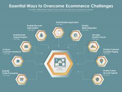 Essential ways to overcome ecommerce challenges
