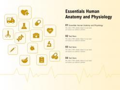 Essentials human anatomy and physiology ppt powerpoint presentation professional slide