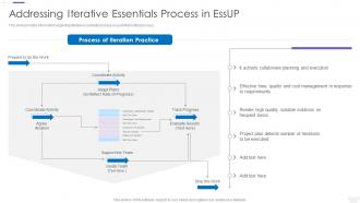 Essup Practice Centric Software Development Process Iterative Essentials Process Essup