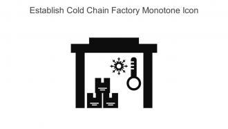 Establish Cold Chain Factory Monotone Icon In Powerpoint Pptx Png And Editable Eps Format