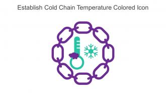 Establish Cold Chain Temperature Colored Icon In Powerpoint Pptx Png And Editable Eps Format