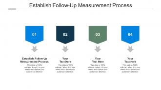 Establish follow up measurement process ppt powerpoint presentation layouts gallery cpb