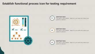 Establish Functional Process Icon For Testing Requirement