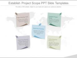 Establish project scope ppt slide templates