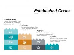Established costs ppt powerpoint presentation slides graphic tips cpb