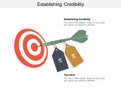 Establishing credibility ppt powerpoint presentation infographic template example file cpb