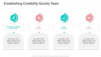 Establishing Credibility Quickly Team In Powerpoint And Google Slides Cpb