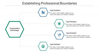 Establishing professional boundaries ppt powerpoint presentation summary maker cpb