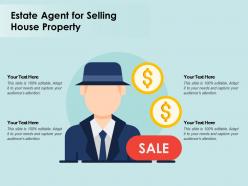 Estate agent for selling house property