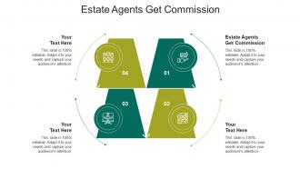 Estate agents get commission ppt powerpoint presentation icon shapes cpb