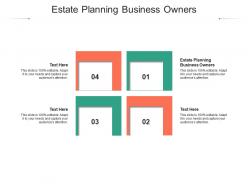 Estate planning business owners ppt powerpoint presentation icon elements cpb