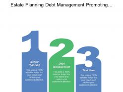 Estate planning debt management promoting entrepreneurship analyze data
