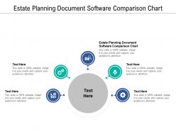 Estate planning document software comparison chart ppt layouts topics cpb