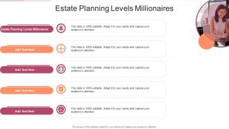 Estate Planning Levels Millionaires In Powerpoint And Google Slides Cpb