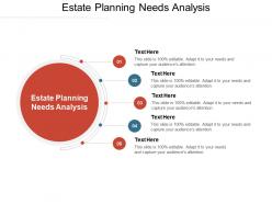 Estate planning needs analysis ppt powerpoint presentation gallery styles cpb