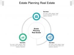 Estate planning real estate ppt powerpoint presentation show brochure cpb