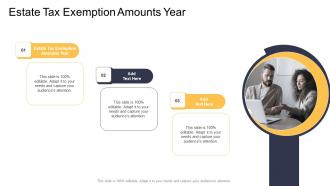 Estate Tax Exemption Amounts Year In Powerpoint And Google Slides Cpb