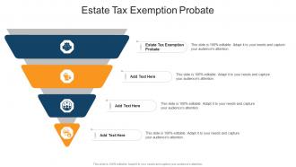 Estate Tax Exemption Probate In Powerpoint And Google Slides Cpb