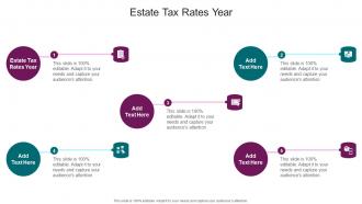 Estate Tax Rates Year In Powerpoint And Google Slides Cpb
