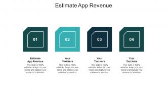 Estimate app revenue ppt powerpoint presentation infographics slide portrait cpb