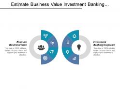 Estimate business value investment banking corporate role multinational corporations cpb