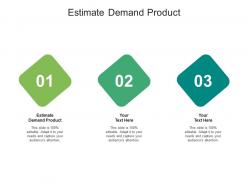 Estimate demand product ppt powerpoint presentation model layout cpb