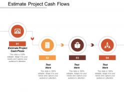 Estimate project cash flows ppt powerpoint presentation icon example cpb