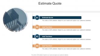 Estimate Quote In Powerpoint And Google Slides Cpb