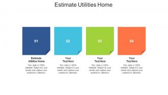 Estimate utilities home ppt powerpoint presentation styles outfit cpb