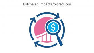 Estimated Impact Colored Icon In Powerpoint Pptx Png And Editable Eps Format
