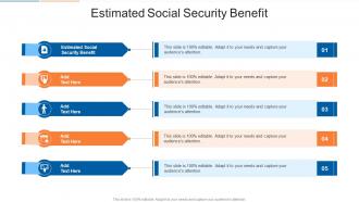 Estimated Social Security Benefit In Powerpoint And Google Slides Cpb