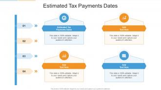 Estimated Tax Payments Dates In Powerpoint And Google Slides Cpb