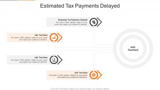 Estimated Tax Payments Delayed In Powerpoint And Google Slides Cpb