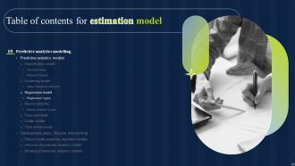 Estimation Model IT Powerpoint Presentation Slides V Images Customizable