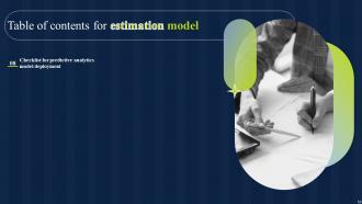 Estimation Model IT Powerpoint Presentation Slides V Engaging Customizable
