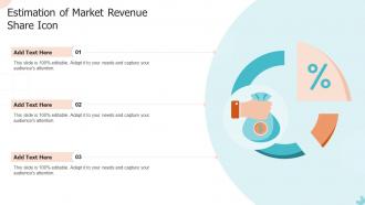 Estimation Of Market Revenue Share Icon