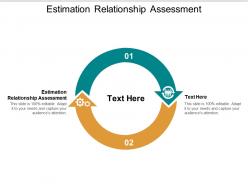 Estimation relationship assessment ppt powerpoint presentation layouts mockup cpb