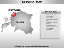 Estonia country powerpoint maps