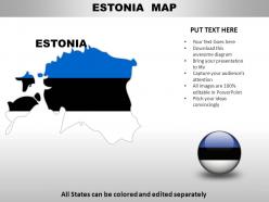 Estonia country powerpoint maps