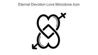 Eternal Devotion Love Monotone Icon In Powerpoint Pptx Png And Editable Eps Format