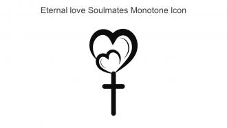 Eternal Love Soulmates Monotone Icon In Powerpoint Pptx Png And Editable Eps Format